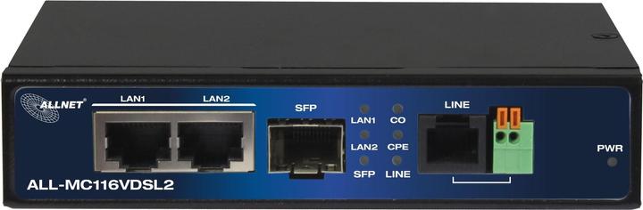 Actual product image Allnet point-to-point modem vdsl2 via 2-wire unmanaged "all-mc116v2" / max. 3km with max. 160mbit/s