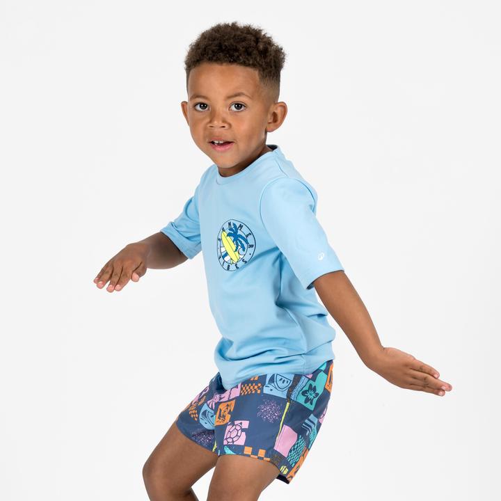 Image du produit Olaian T-shirt anti UV surf Junior - 100 bleu ciel (5, 6)