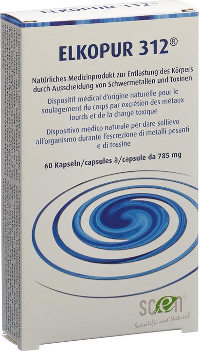 Produktbild Elkopur 312 Entgiftung des Verdauungstraktes und Leber (60 Stück, Kapseln)