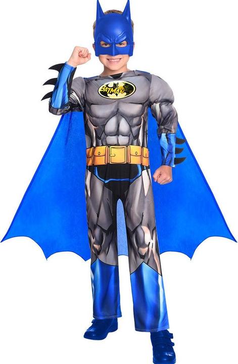 Amscan Costume da bambino Batman Brave & Bold Età 4-6 anni (4, 5, 6)