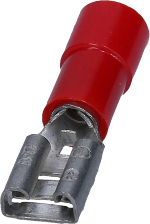 Immagine prodotto Kalitec 10 pezzi FHR488 presa a lama rossa 4,8x0,8 I connettore per cavo 0,5-1,5mm² I parzialmente isolato