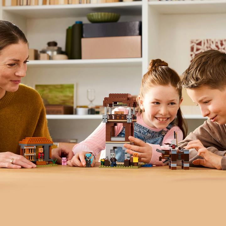 Produktbild LEGO Ein Verwüster am Plünderer-Aussenposten (21278, LEGO Minecraft)