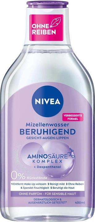 Produktbild NIVEA Beruhigendes Mizellenwasser (Mizellenwasser, 400 ml)