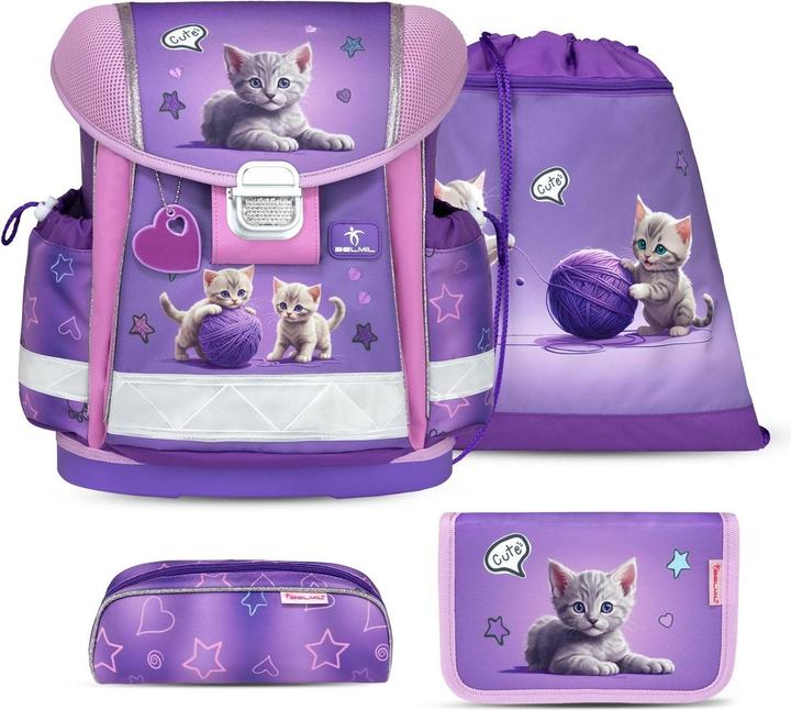 Immagine prodotto Belmil CLASSY Schulrucksack-Set Little Kittens (19 l)
