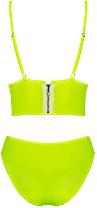 Actual product image Obsessive Neonia top & thong yellow S/M (S, M, S/M)