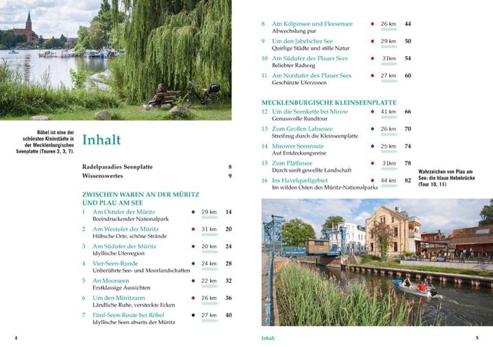 Actual product image Radtouren am Wasser Mecklenburgische Seenplatte (German, Hans Zaglitsch, Linda O'Bryan, 2021)