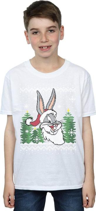 Image du produit Looney Tunes - T-shirt BUGS BUNNY CHRISTMAS FAIR ISLE - Garçon (152, 158)