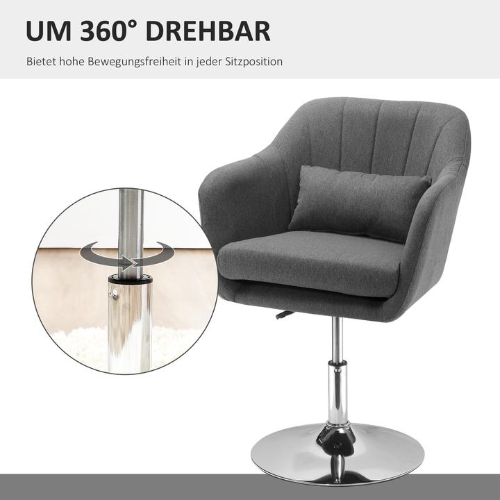Immagine prodotto Homcom Sedia da ufficio dal design semplice