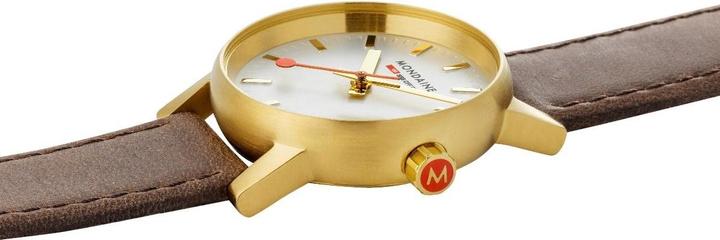 Actual product image Mondaine Evo2 Gold 30 (Analogue wristwatch, 30 mm)