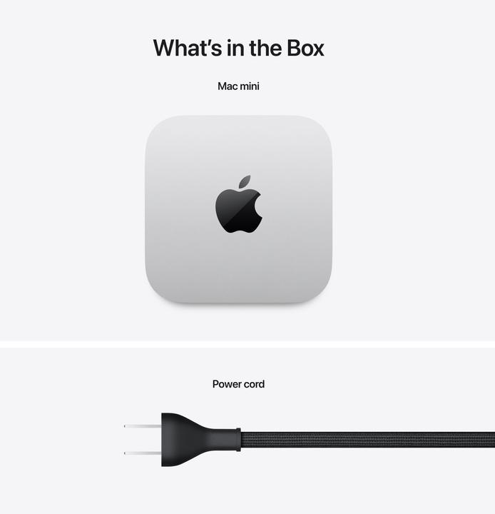 Actual product image Apple Mac Mini – 2024 (M4, 32 GB, 2000 GB, Apple M4 10-Core)
