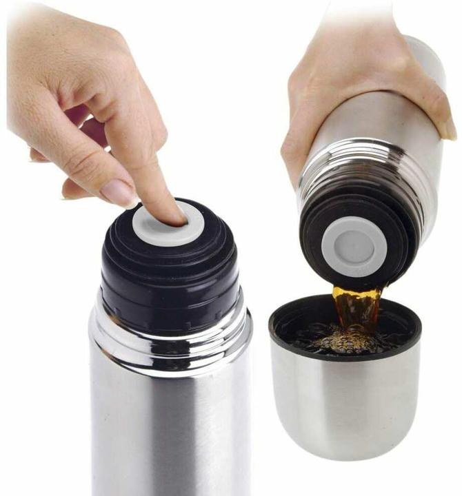 Actual product image Excellent Houseware Thermos jug 750 ml, silver (0.75 l)