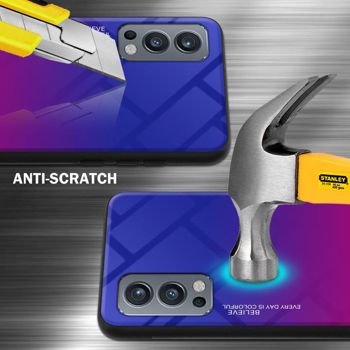 Image du produit Cadorabo TPU 2 couleurs Housse en verre (OnePlus Nord 2 5G)