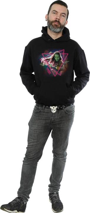 Actual product image Mens Guardians Of The Galaxy Neon Gamora Hoodie (M)