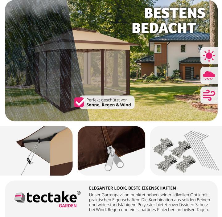Actual product image tectake Carabobo (364 cm, 364 cm)