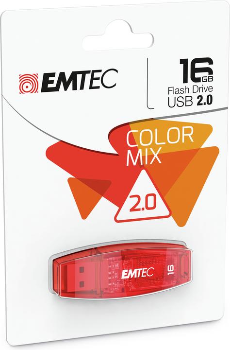 Produktbild Emtec C410 Color Mix (16 GB, USB-A, USB 2.0)