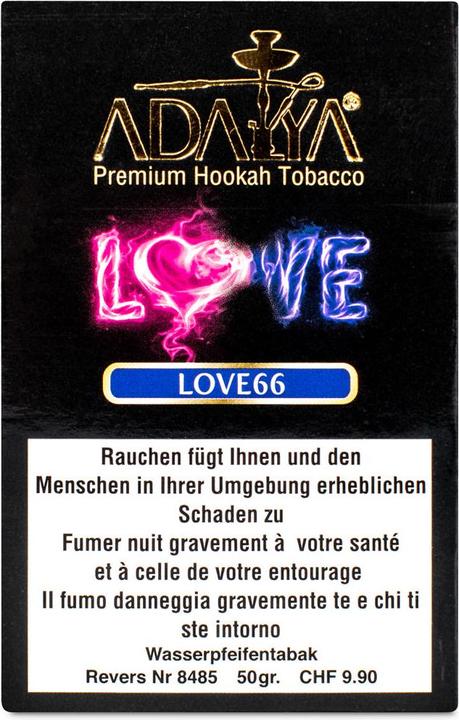 Produktbild Adalya Tabak Love 66 50g (Minze, 50 g)
