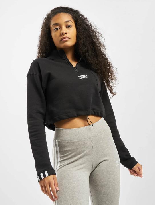Produktbild adidas Cropped Sweat W Hoodie - 98957 (42, S)