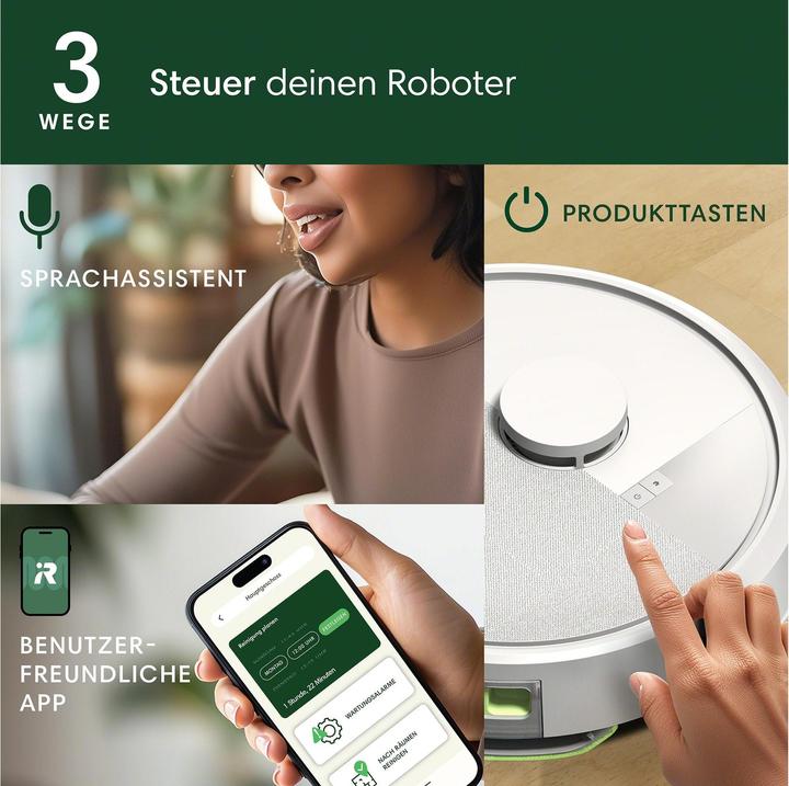 Immagine prodotto iRobot Roomba 105 Combo + AutoEmpty Dock (Robot aspirapolvere)