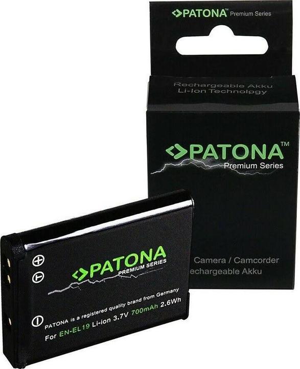 Image du produit Patona Batterie Premium f. Nikon EN-EL19 (Batterie)
