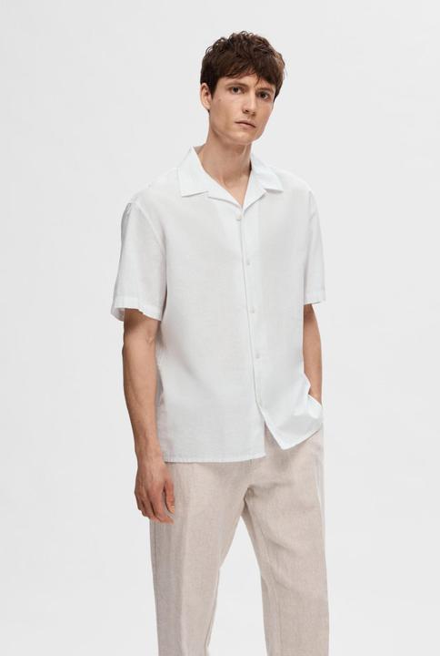 Actual product image Slhrelaxnew-Linen Shirt Ss Resort (XXL)