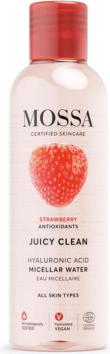 Produktbild Mossa Juicy Micellar Water Strawberry Hyaluronic 50ml von Cosmetics (Reinigungsmilch, 50 ml)