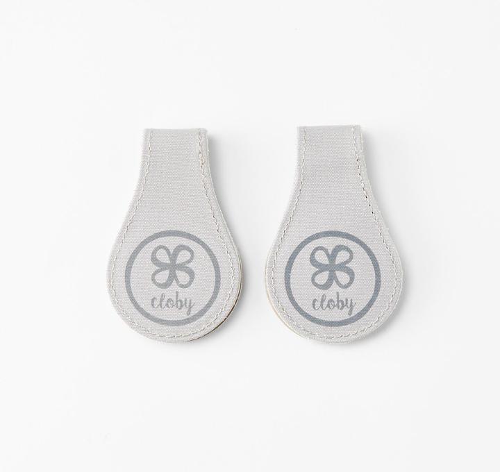 Actual product image Cloby Leder Magnet Clips er Set Beige