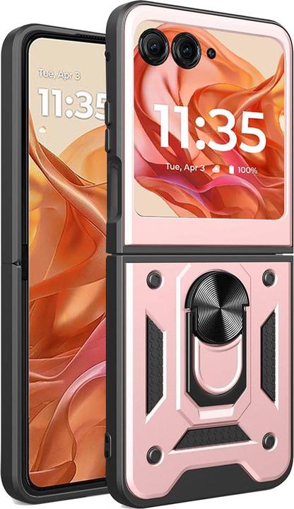Actual product image Techsuit - CamShield Series - Motorola Razr 50 - Rose Gold (Motorola Razr i)