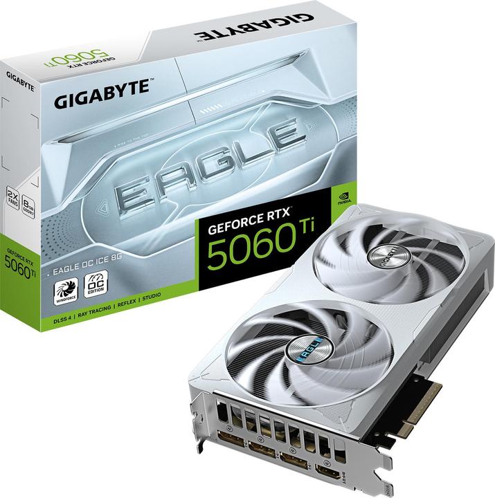 Produktbild Gigabyte GeForce RTX 5060 Ti EAGLE OC ICE (8 GB)
