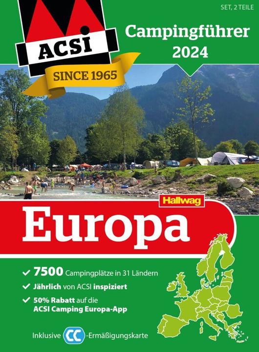 Image du produit HV ACSI Campingf Europa 2024 (Allemand, Hallwag, ACSI, 2023)
