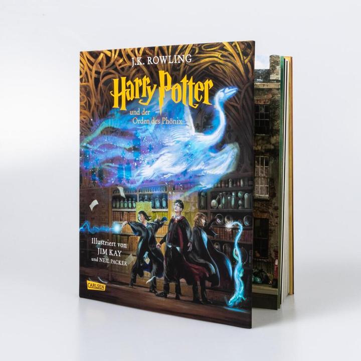 Produktbild Harry Potter und der Orden des Phönix (farbig illustrierte Schmuckausgabe) (Harry Potter 5) (Deutsch, J.K. Rowling, Jim Kay, Neil Packer, Klaus Fritz, 2022)