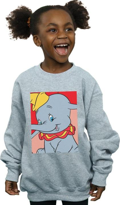 Actual product image Disney Girls Dumbo Portrait Sweatshirt (128)