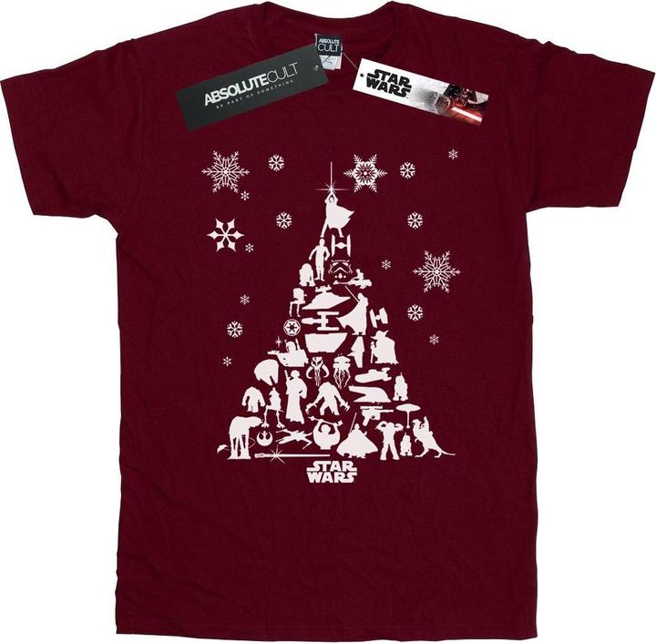 Immagine prodotto Star Wars Christmas Tree Maglietta Ampia Donna (L)