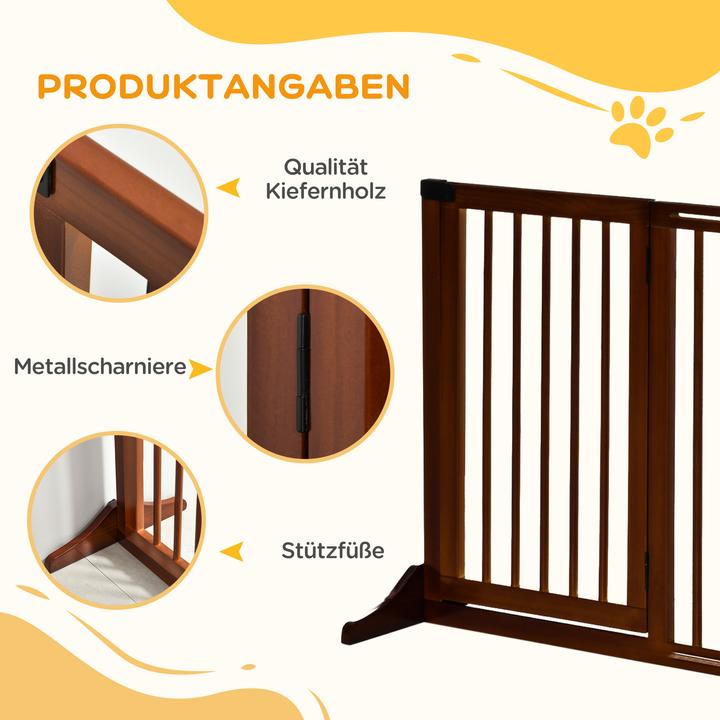 Produktbild PawHut Absperrgitter verstellbare Länge (113 cm)