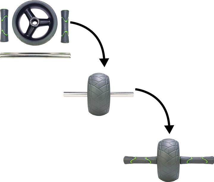 Immagine prodotto Tunturi Massive Pro Exercise Wheel Ab Roller