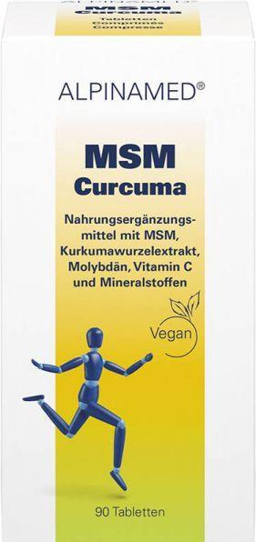 Produktbild Alpinamed MSM Curcuma (90 Stück, Tabletten, 128 g)