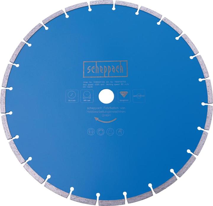 Produktbild Scheppach Diamant-Trennscheibe segmentiert Ø 350 x 25,4 mm