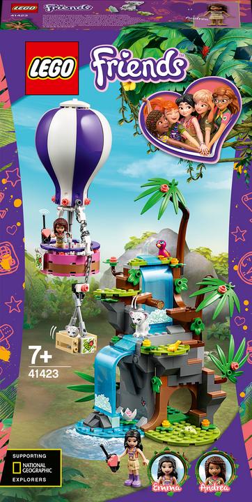 Image du produit LEGO Sauvetage d'un tigre en montgolfière (41423, LEGO Friends)