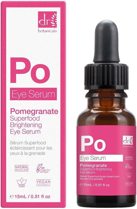 Image du produit Dr Botanicals POMEGRANATE SUPERFOOD sérum éclaircissant pour les yeux 15 ml (Sérum, 15 ml)