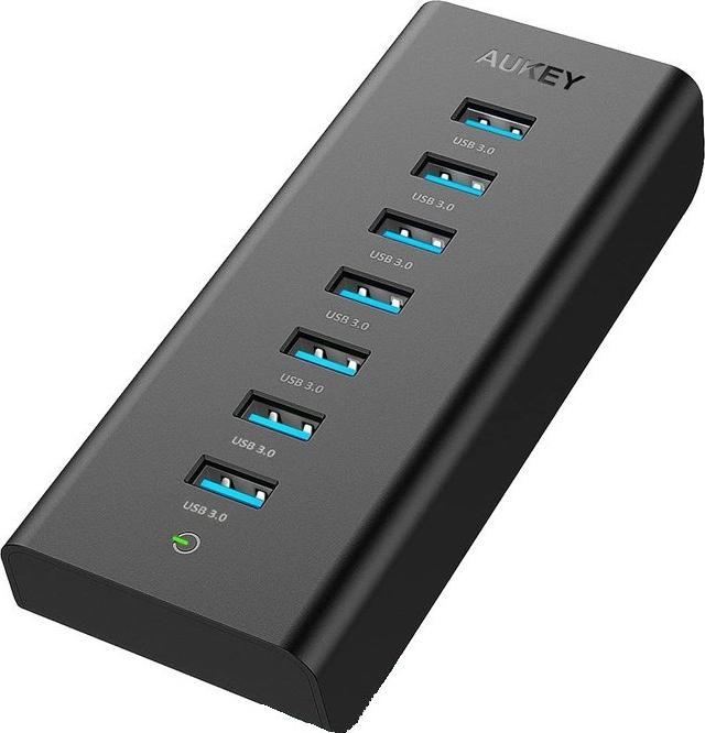 Produktbild Aukey CB-H3 Schnittstellen-Hub Schwarz (USB-A, 7 Ports)