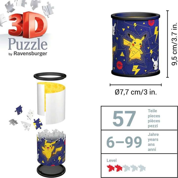 Image du produit Ravensburger 3D - Trousse à crayons Pokemon (54 pièces)