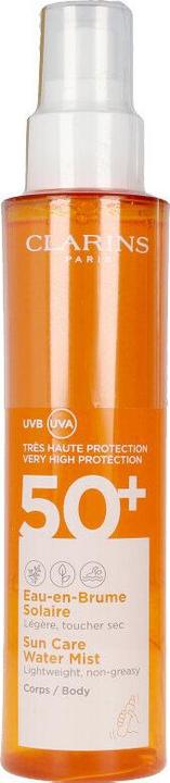 Actual product image Clarins Sun Care Water Mist (Sun spray, SPF 50, 150 ml, 202 g)