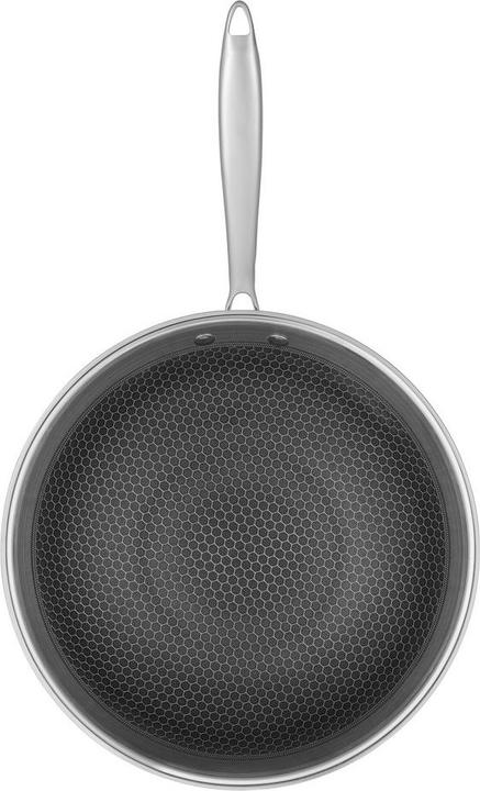 Produktbild Resto WOK D28 H7.5CM/95349 (28 cm, Wok Pfanne, Edelstahl, Aluminium)