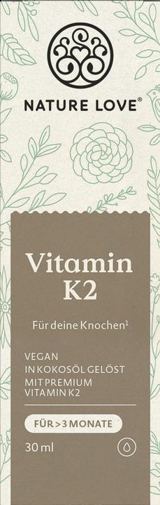 Produktbild Nature Love Vitamin K2 (10 Stück, Tropfen, 10.50 g)