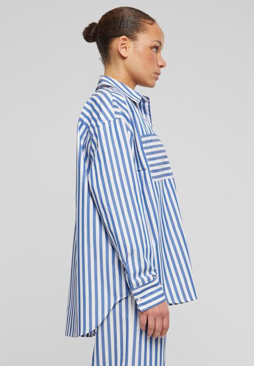Actual product image Urban Classics Ladies Striped Relaxed Shirt - 137879 (S)