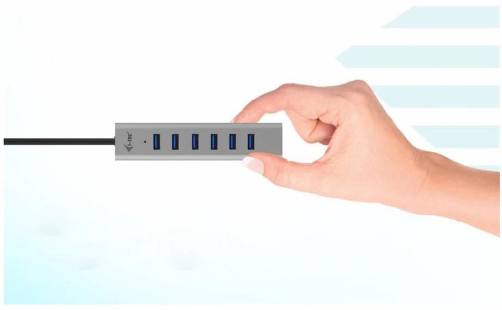 Actual product image i-tec C31HUBMETAL703 (USB-C, USB-A, 7 Ports)