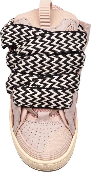 Image du produit Lanvin curb sneakers in white and pink leather (37)