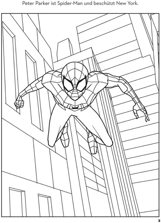 Immagine prodotto Spider-Man: Coole Ausmalbilder (Tedesco, 2023)