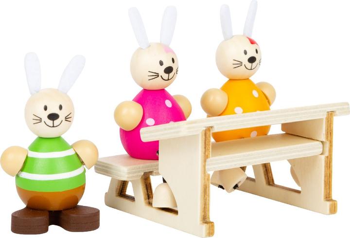 Actual product image small foot Bunny school playset