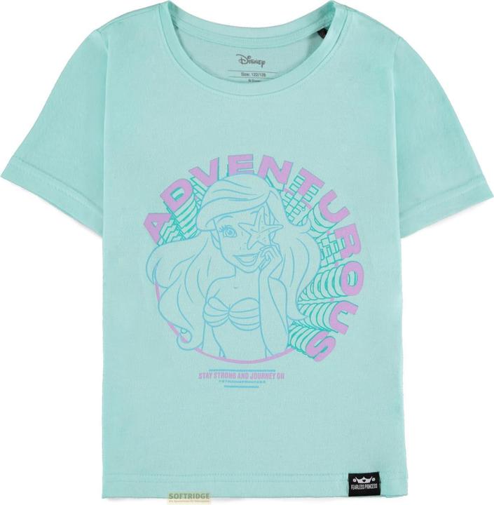 Difuzed Disney Principessa senza paura (bambini) - Maglietta a maniche corte Ariel - 122/128 (122)