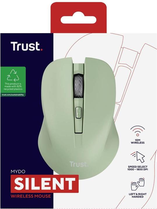Actual product image Trust Mydo Silent Wireless Mouse Gree (Wireless)